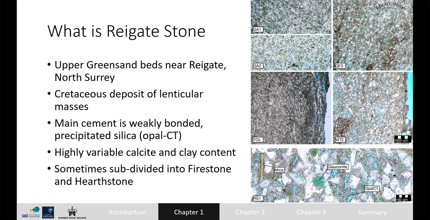 Reigate Stone presentation Martin Michette