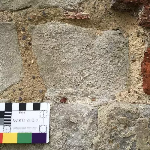 Blistering stone at the Wardrobe Tower