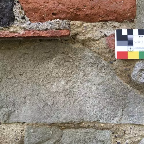 Blistering stone at the Wardrobe Tower