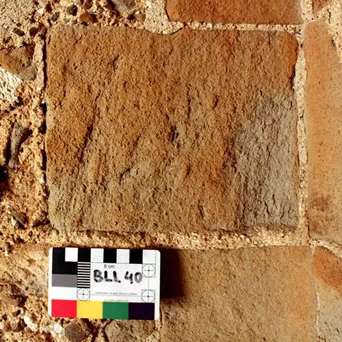 Powdering Reigate Stone at the Bell Tower, Tower of London
