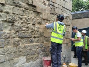 SSHC working at the Bell Tower
